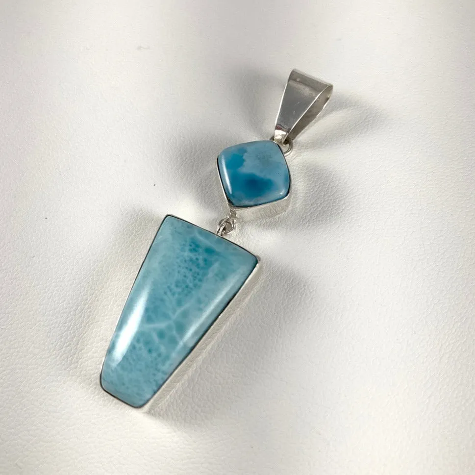 Larimar & Sterling Silver Pendant