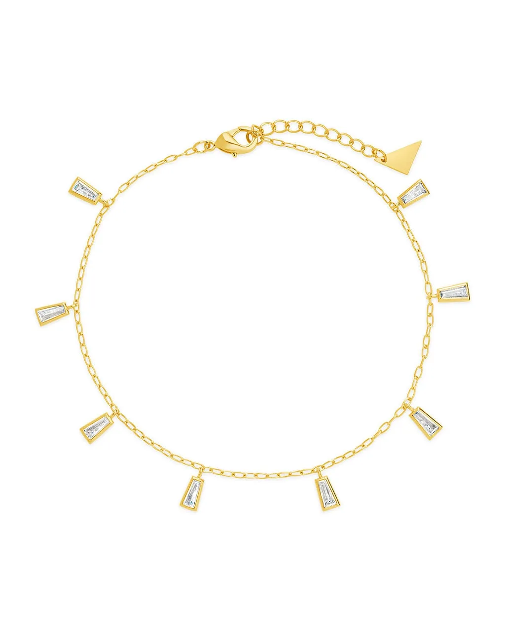 Lillian CZ Charm Anklet