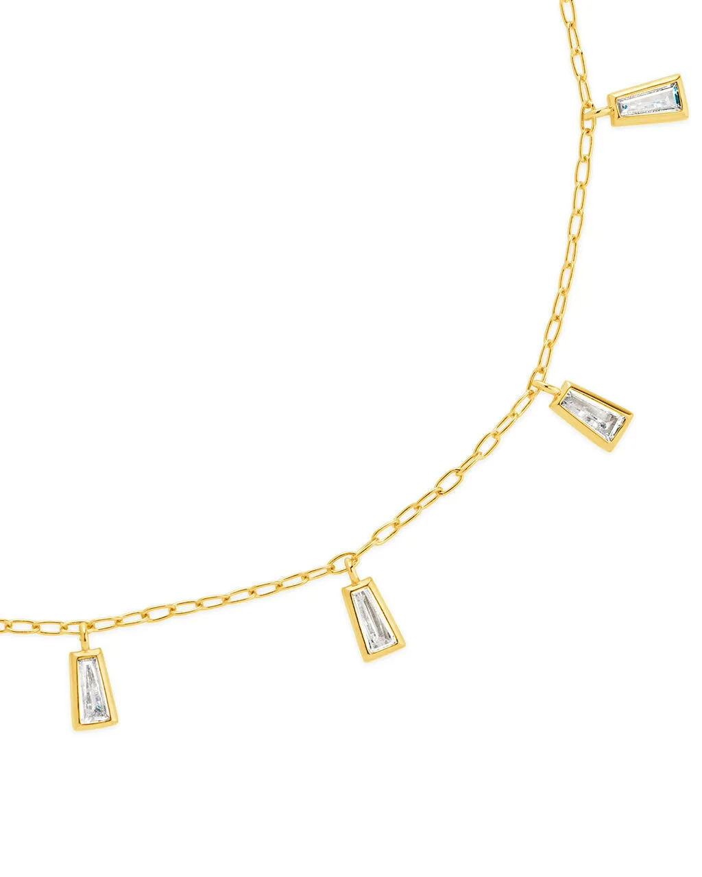 Lillian CZ Charm Anklet