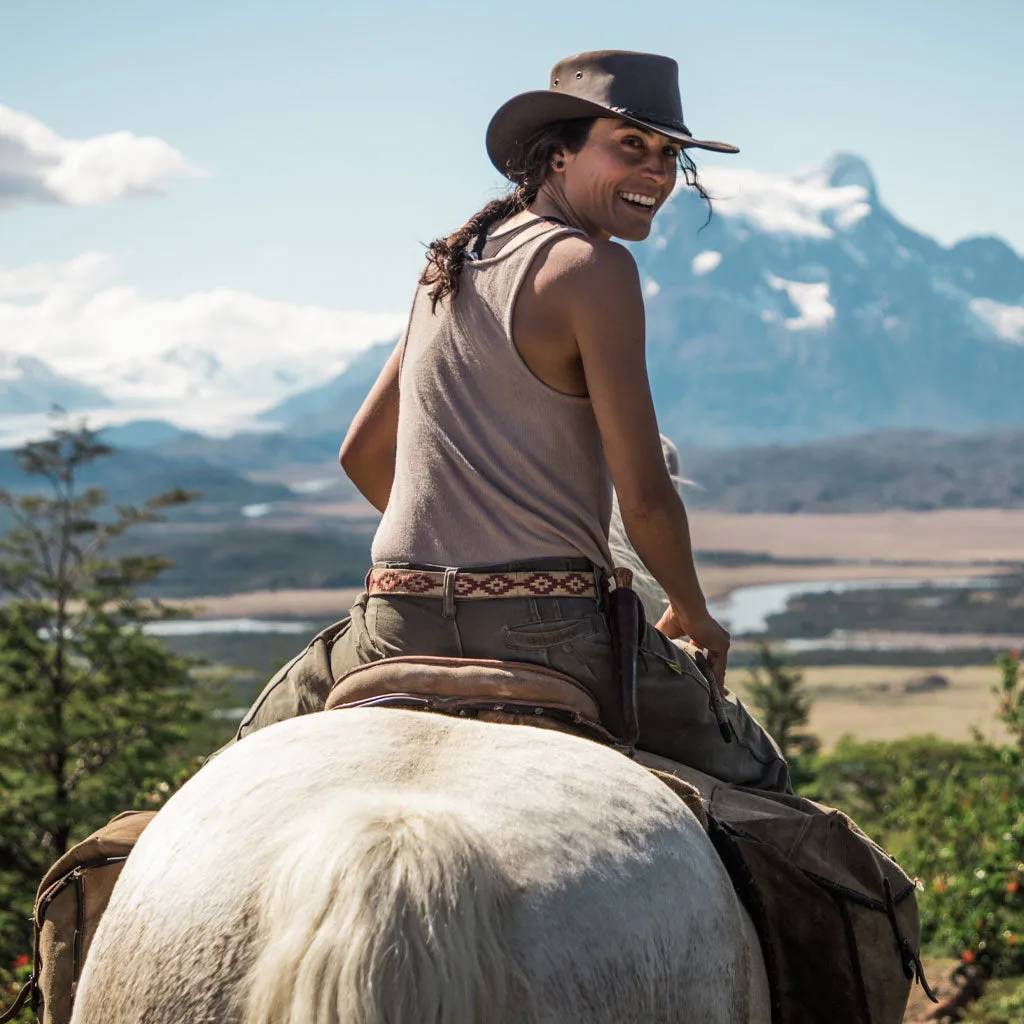 Lone Wolf Crushable Leather Hat