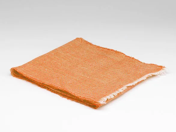 McNutt 100% Irish Linen Scarf - Nectarine