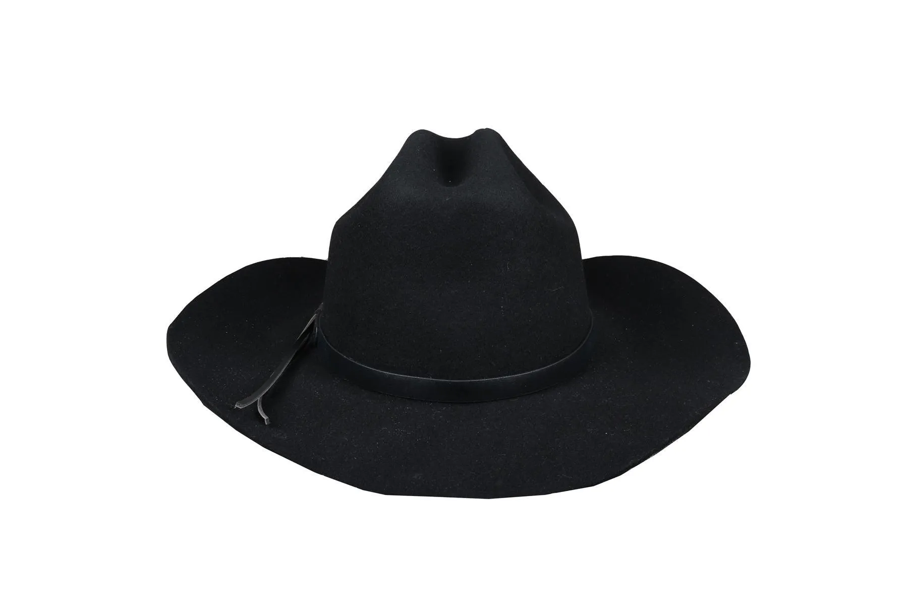 Men's Cowboy Hat 100% Wool Felt Wide Brim Fedora Western Cap