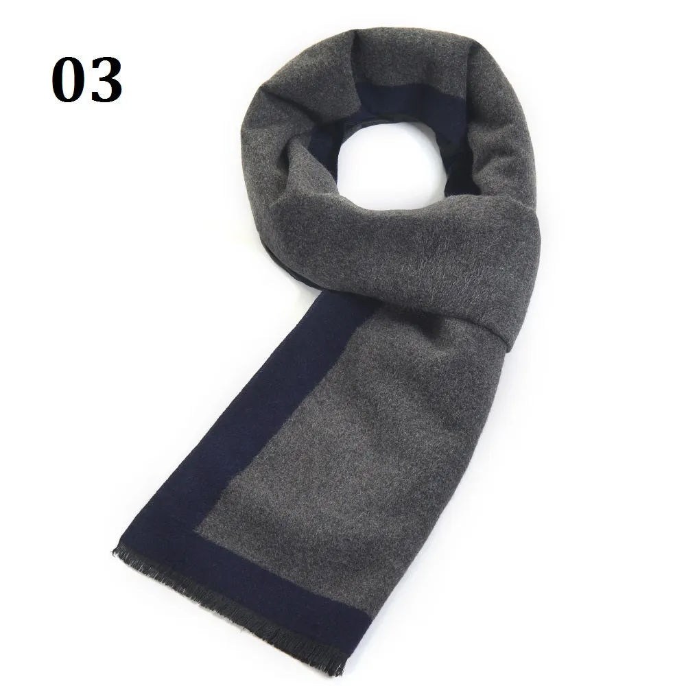 Men's Long Thick Plush Scarf