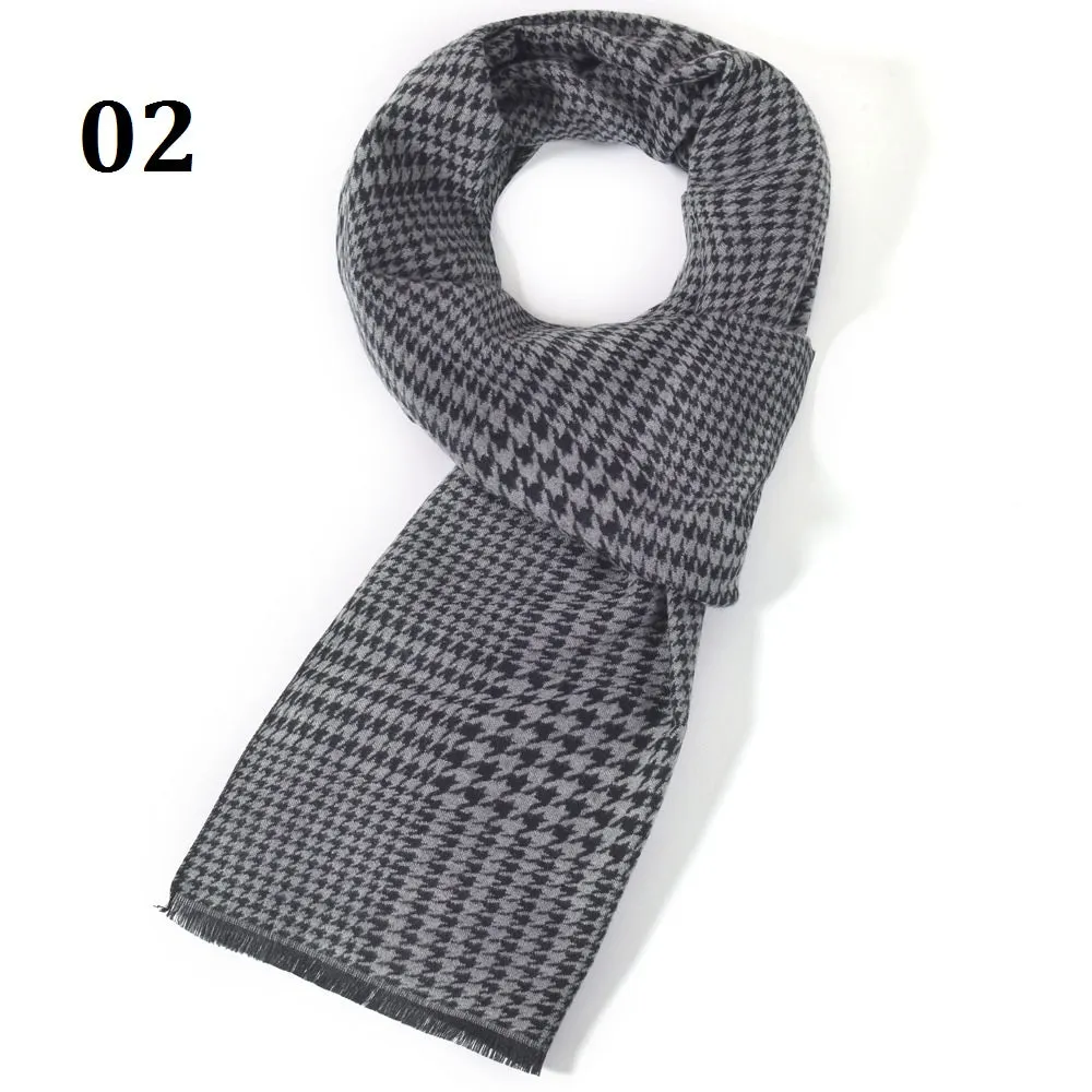 Men's Long Thick Plush Scarf