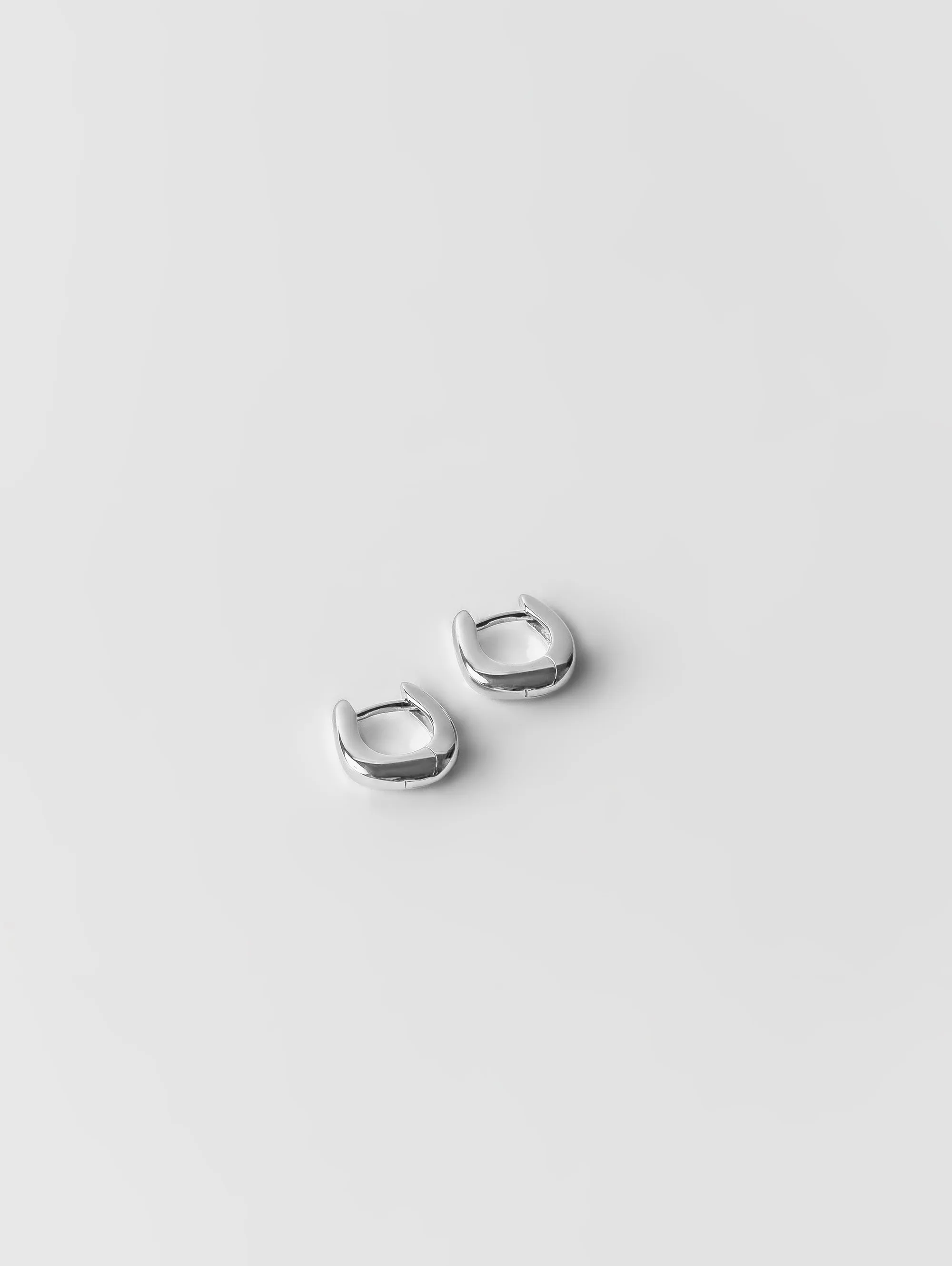 Molly Hoops in Sterling Silver