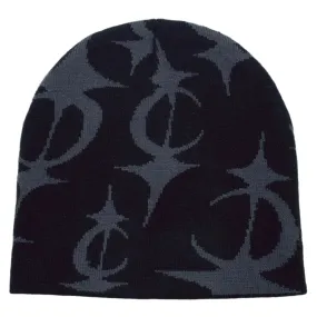 Monochrome Star Beanie