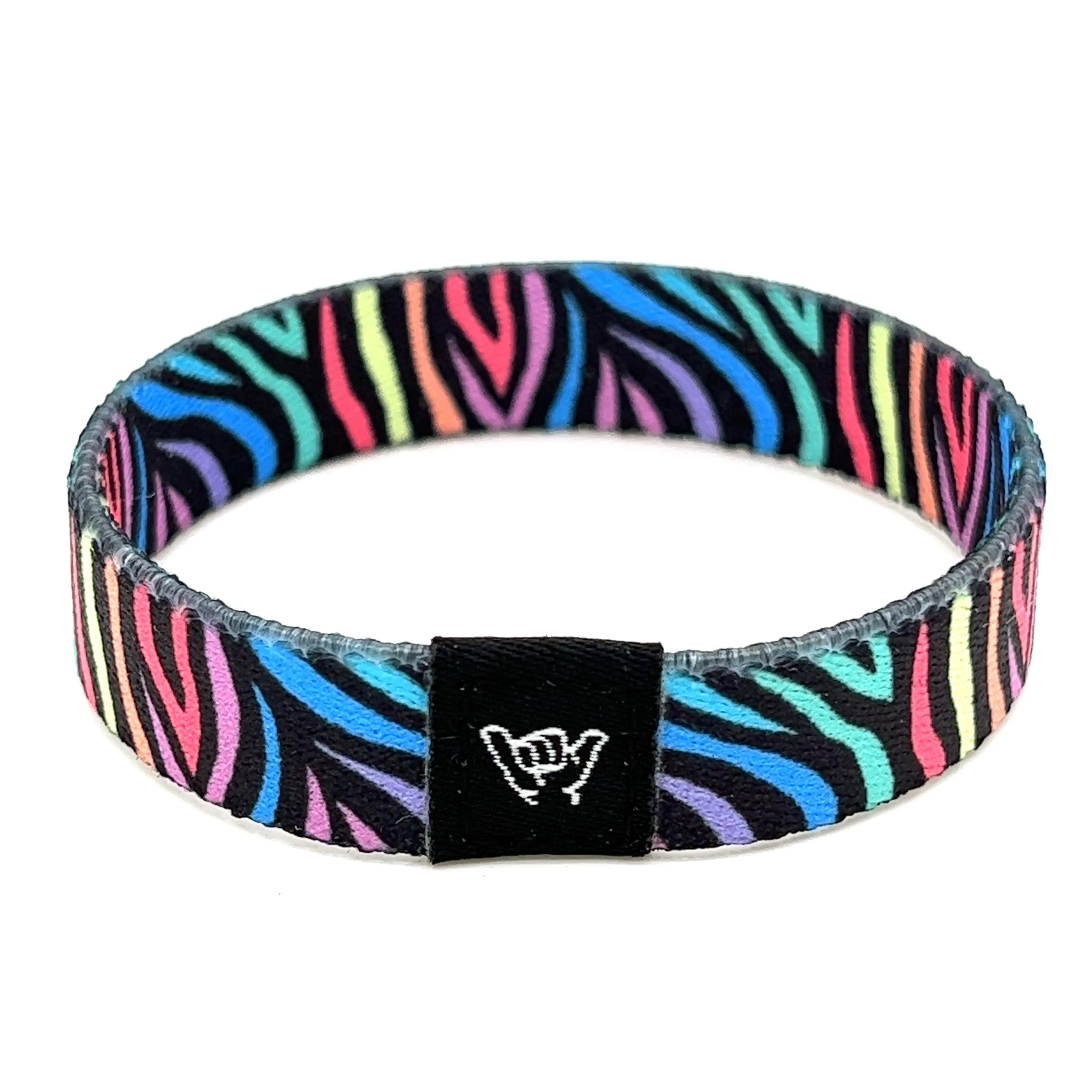 Neon Stripes Wristband Bracelet