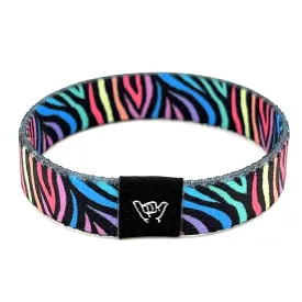 Neon Stripes Wristband Bracelet