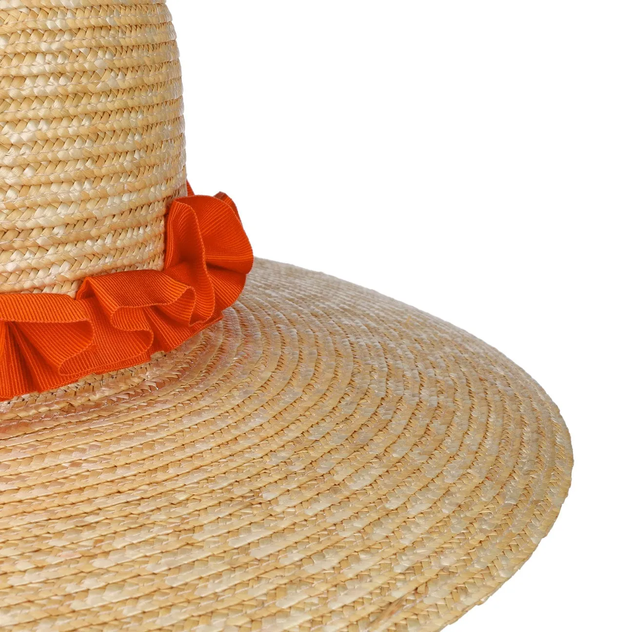 Origami Band Straw Hat by Borsalino