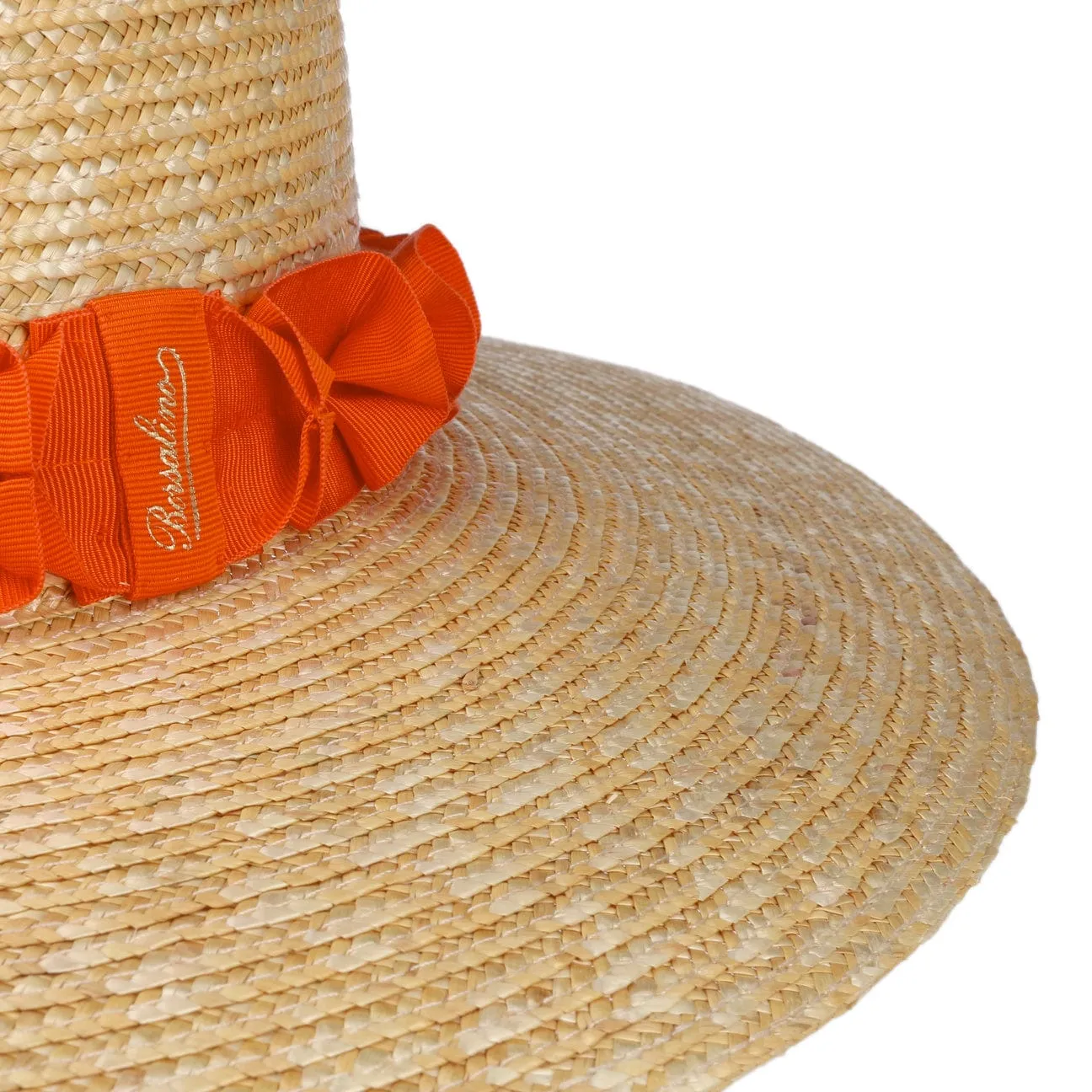 Origami Band Straw Hat by Borsalino