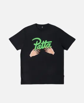 Patta Self-Care Graphic Tee - Black Unisex T-Shirt for Comfort and Style