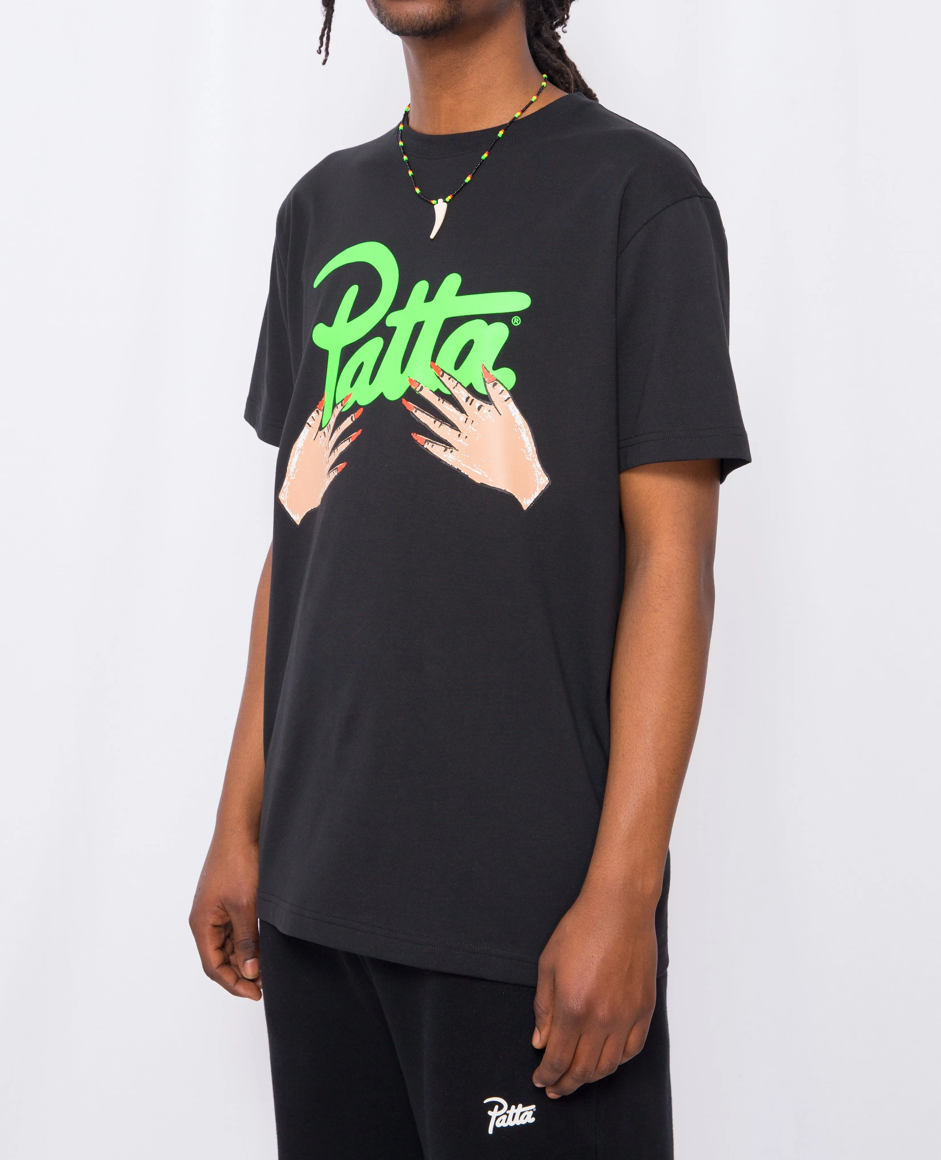 Patta Self-Care Graphic Tee - Black Unisex T-Shirt for Comfort and Style