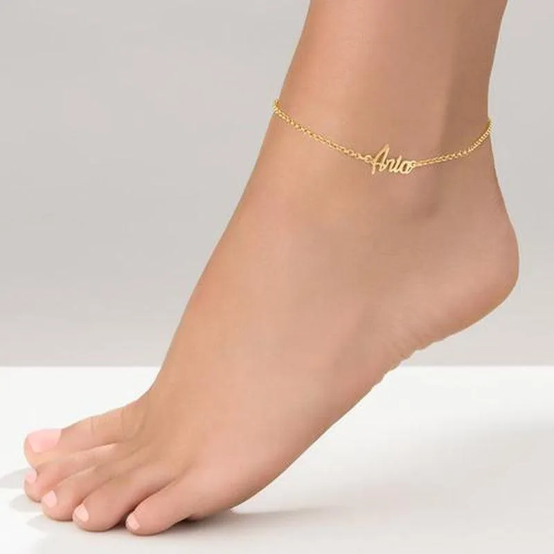 Personalize Your Name Anklet