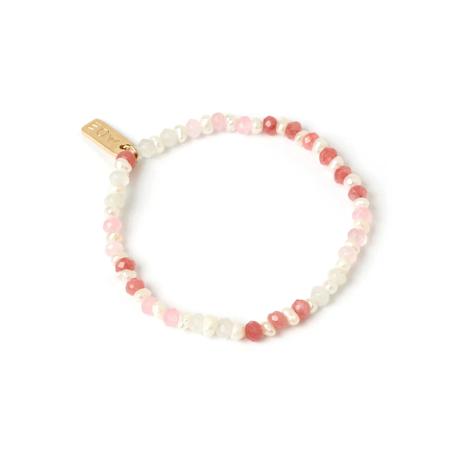 Petal Bracelet Stack - Watermelon