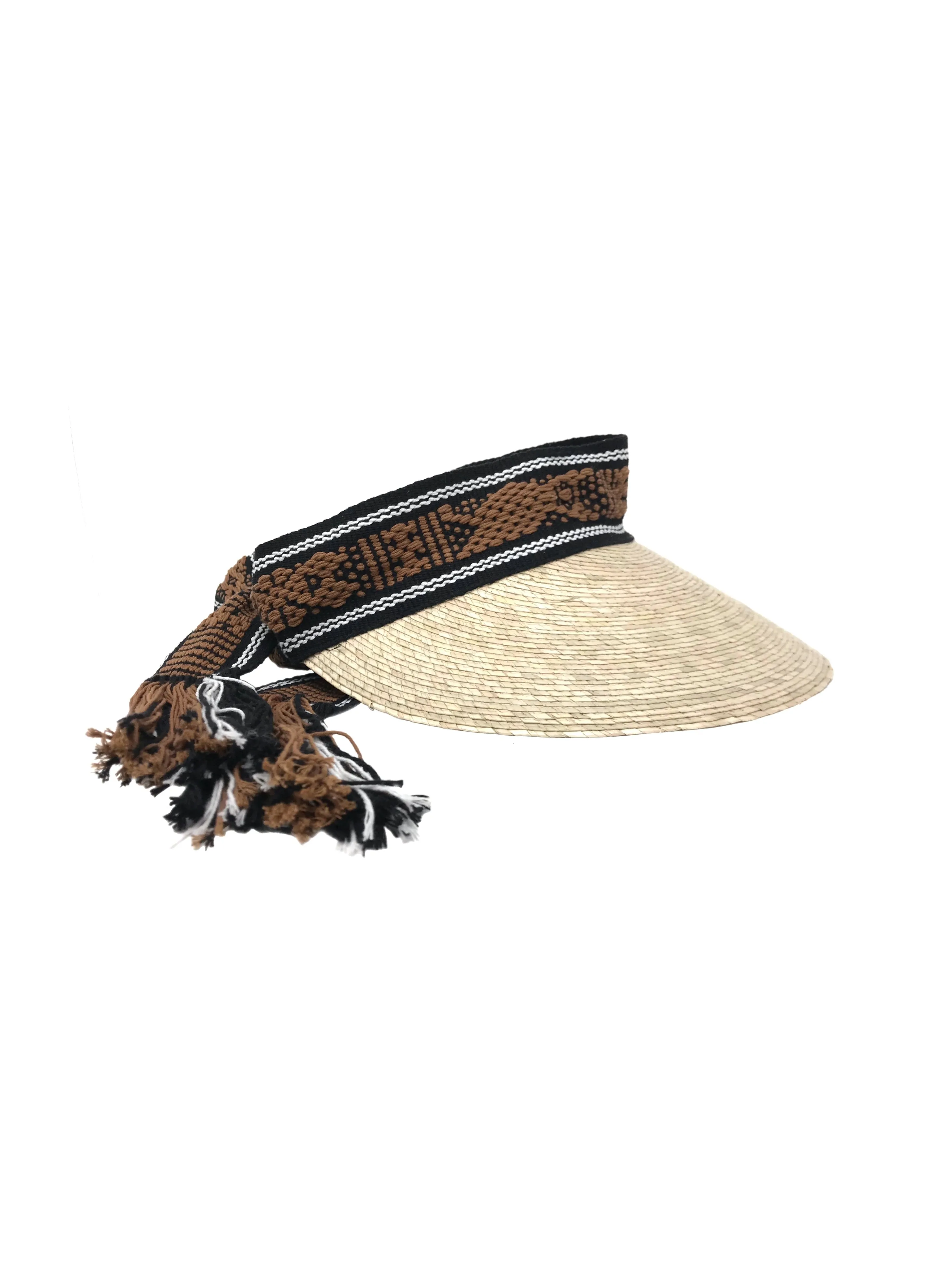 Ramona visor hat brown