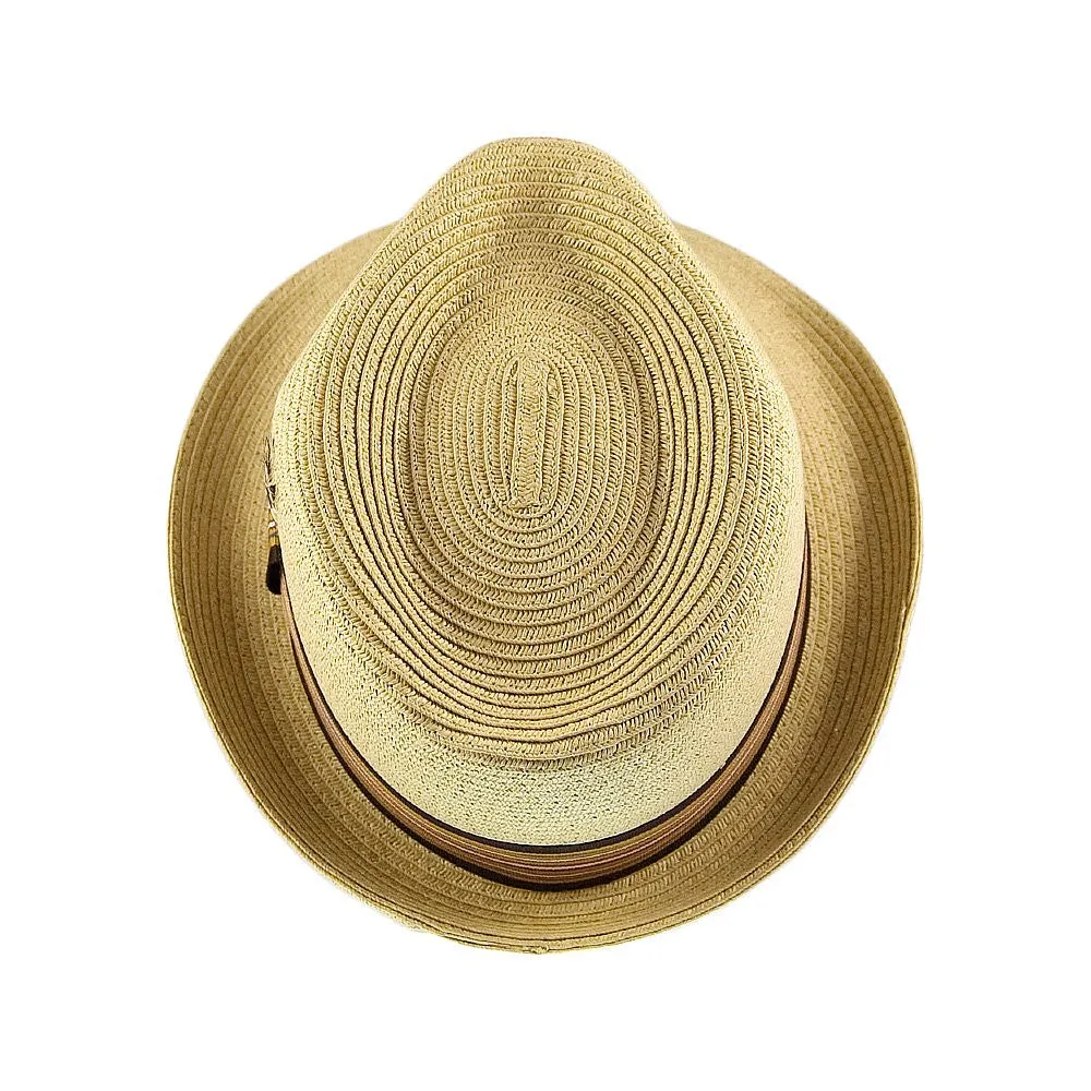 Ridley C-Crown Trilby Hat - Natural