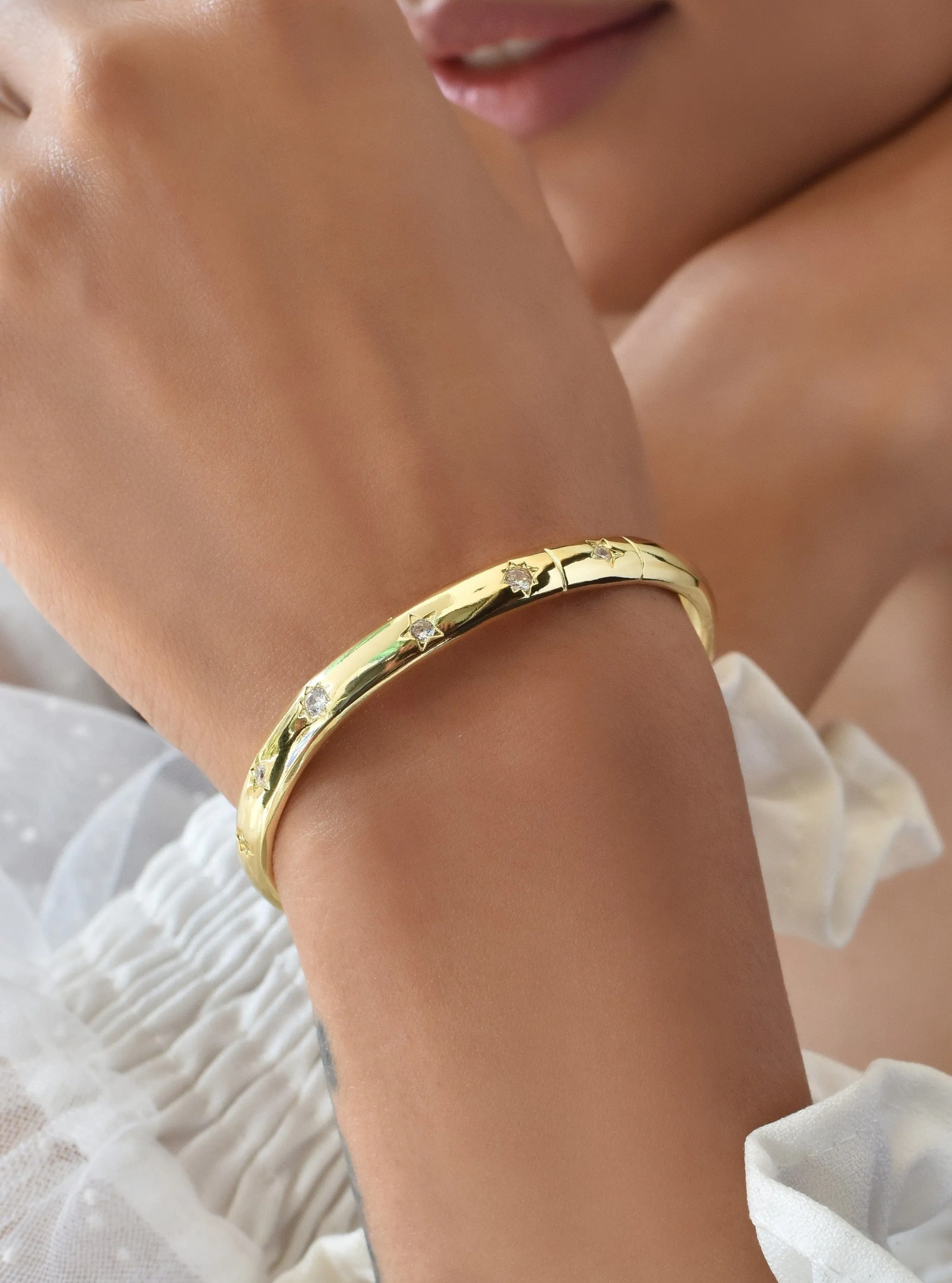 Rigel Star Cuff Bangle