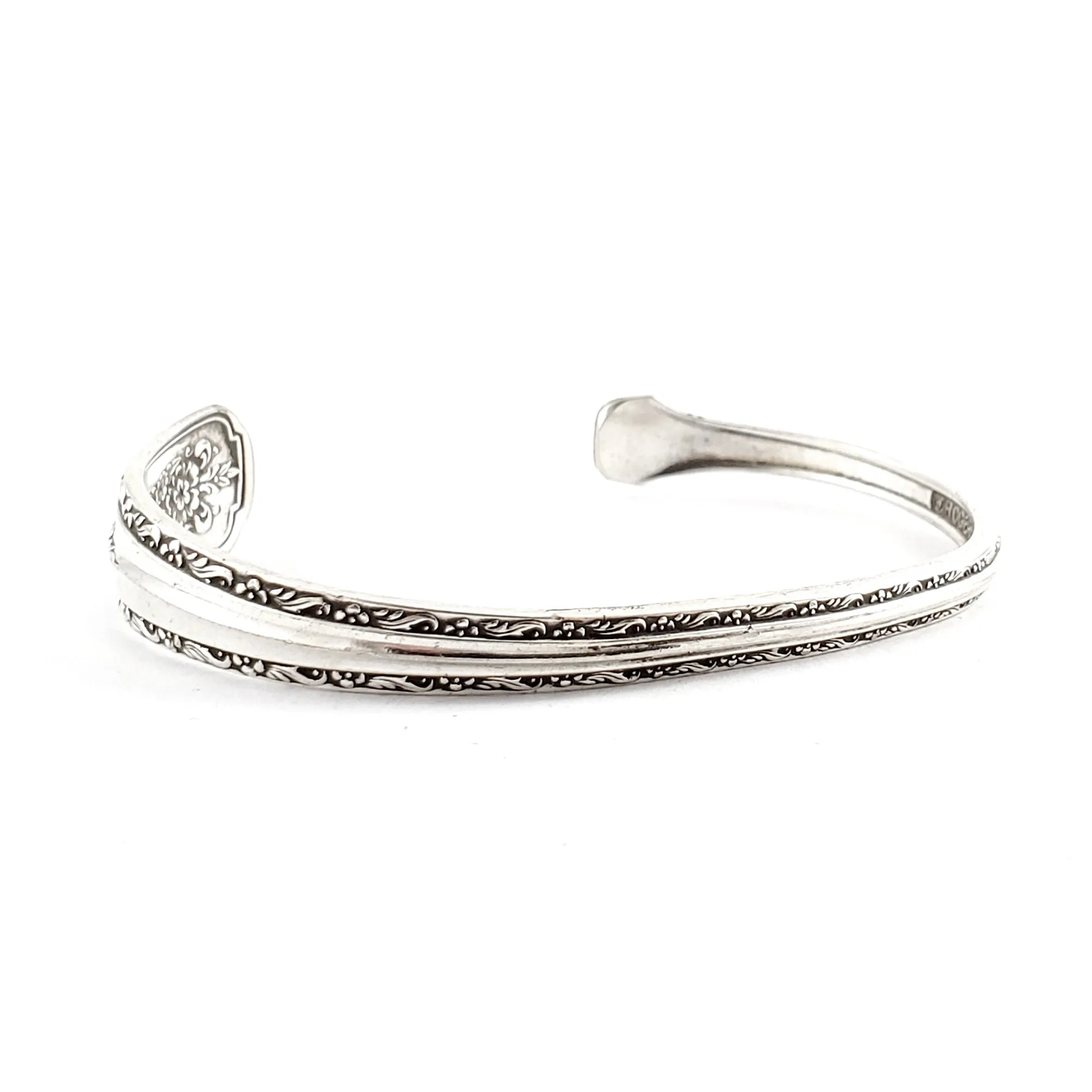 Rogers Elegance Floral Spoon Cuff Bracelet