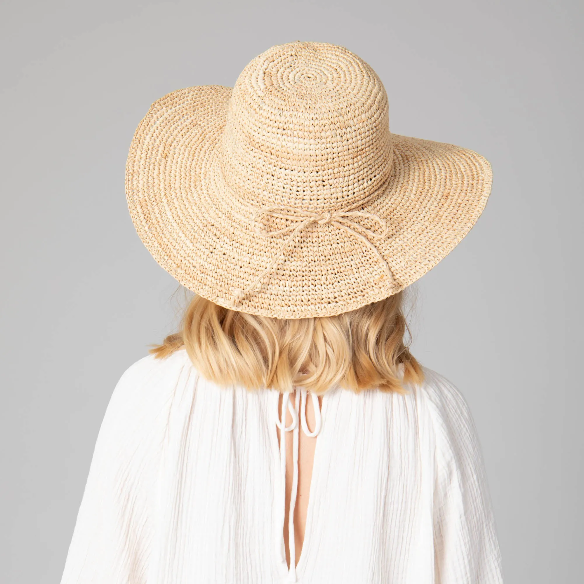 San Diego Hat Company's Signature Women's Large Brim Raffia Hat