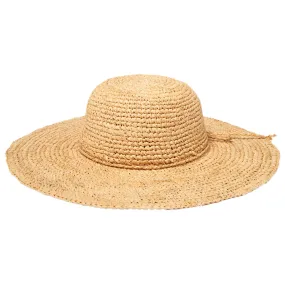 San Diego Hat Company's Signature Women's Large Brim Raffia Hat