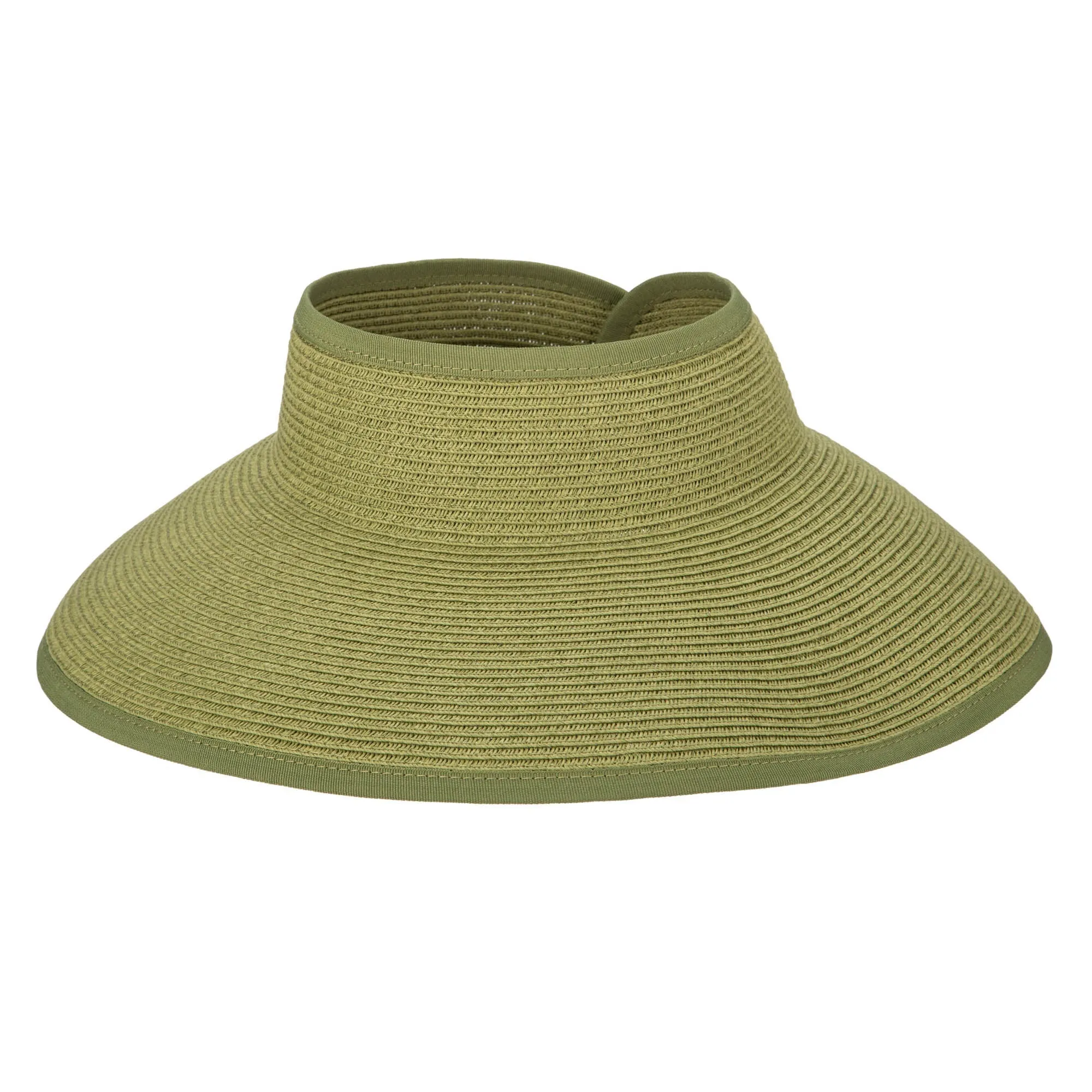 San Diego Hat Company's Signature Women's Ultrabraid Large Brim Visor