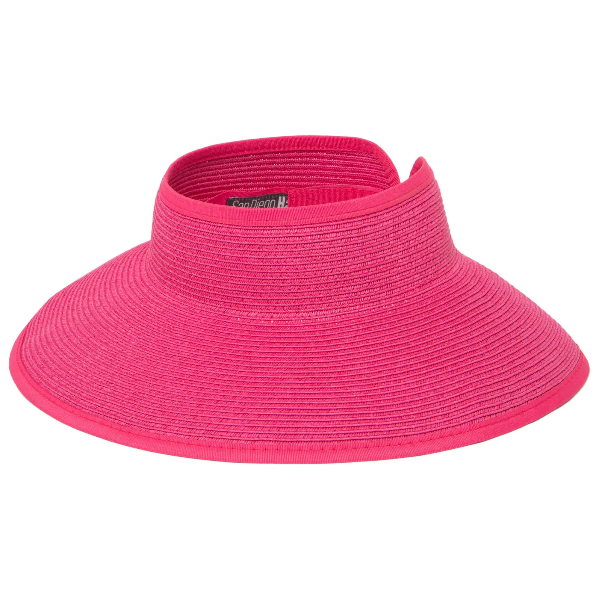 San Diego Hat Company's Signature Women's Ultrabraid Large Brim Visor