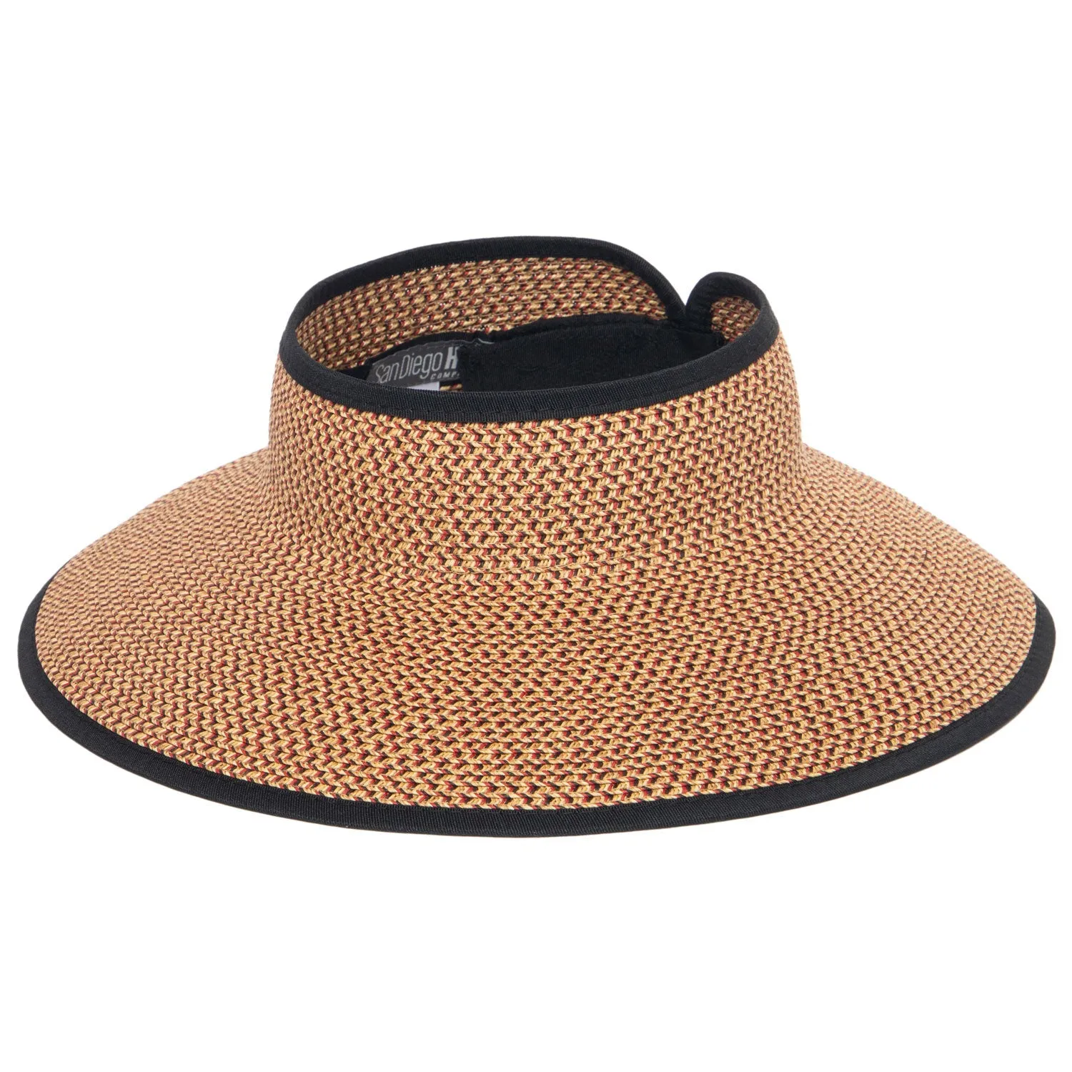 San Diego Hat Company's Signature Women's Ultrabraid Large Brim Visor