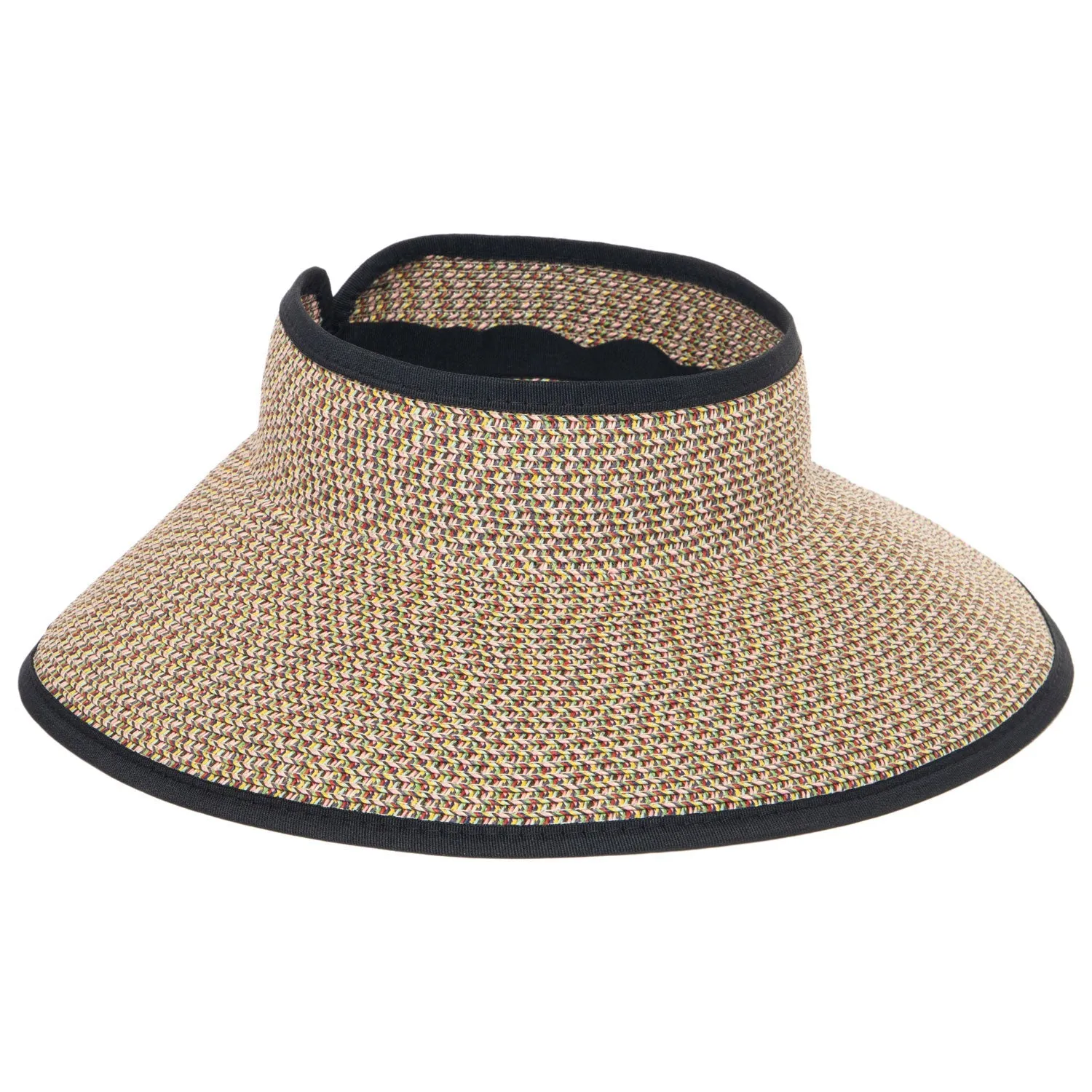 San Diego Hat Company's Signature Women's Ultrabraid Large Brim Visor