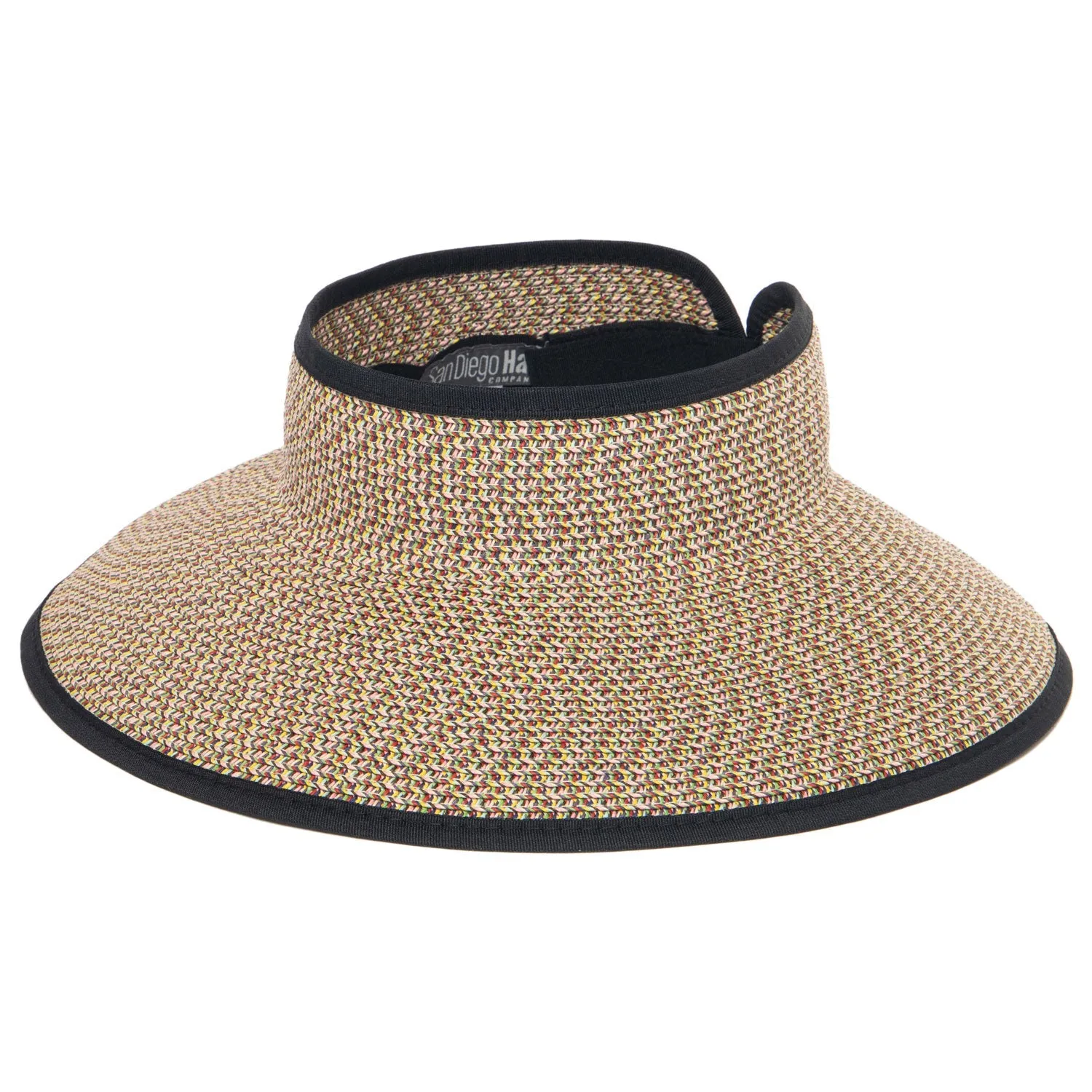 San Diego Hat Company's Signature Women's Ultrabraid Large Brim Visor