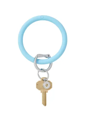 SILICONE KEY RING - SWEET CAROLINA BLUE