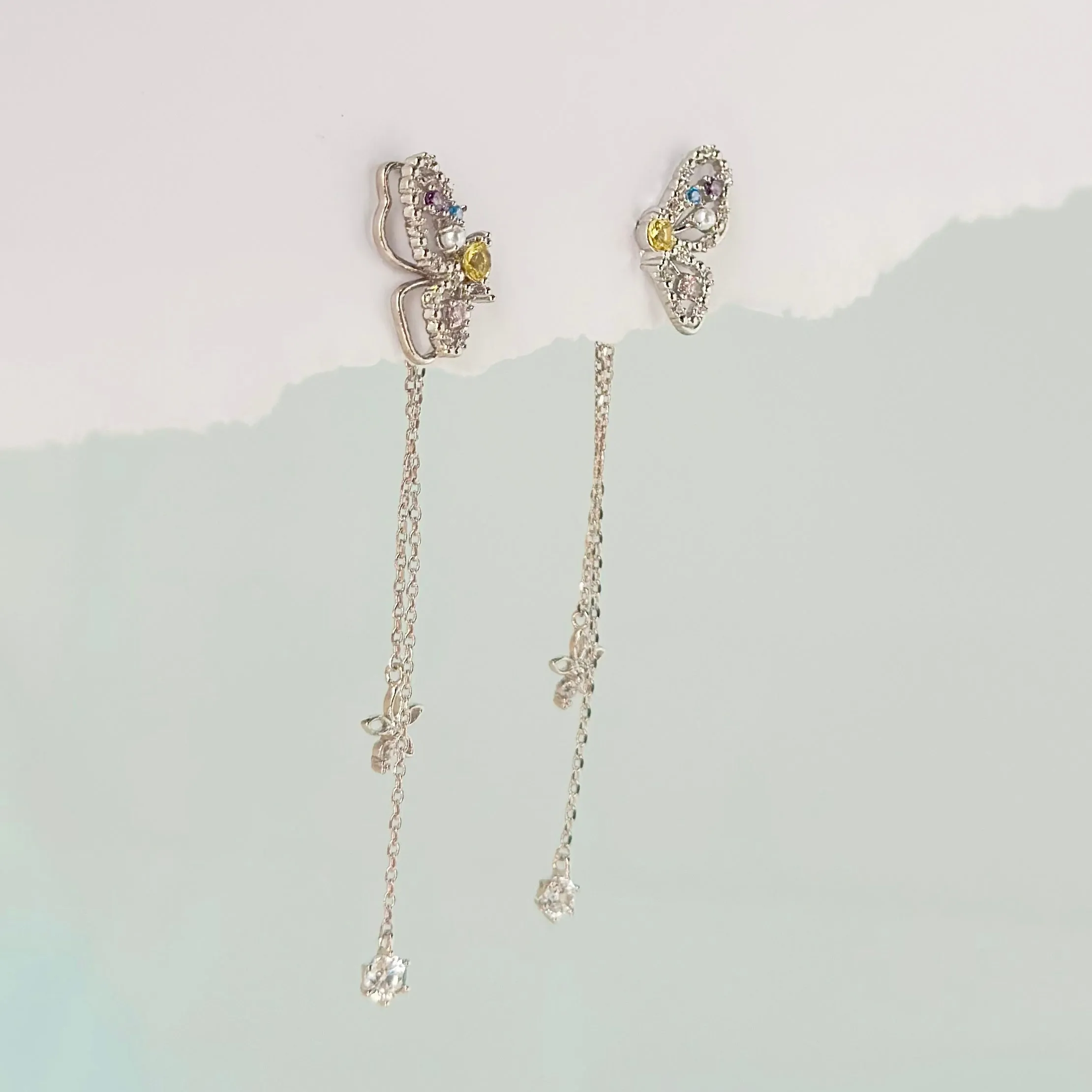 Silver Rotheca Earrings