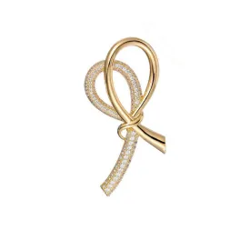 Sisslia 2024 High Quality Pop Classic Bow Simple Fashion Luxury Brooch for Women