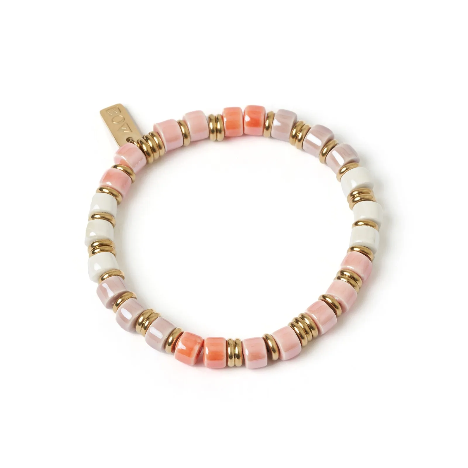 Skylar Bracelet Stack - Peony