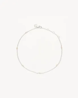 Sterling Silver Peaceful Wanderer Anklet