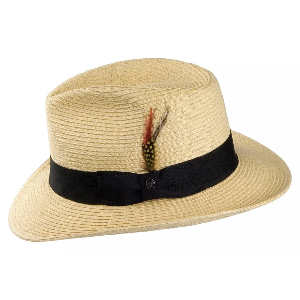 Summer C-Crown Fedora Natural Wholesale Pack