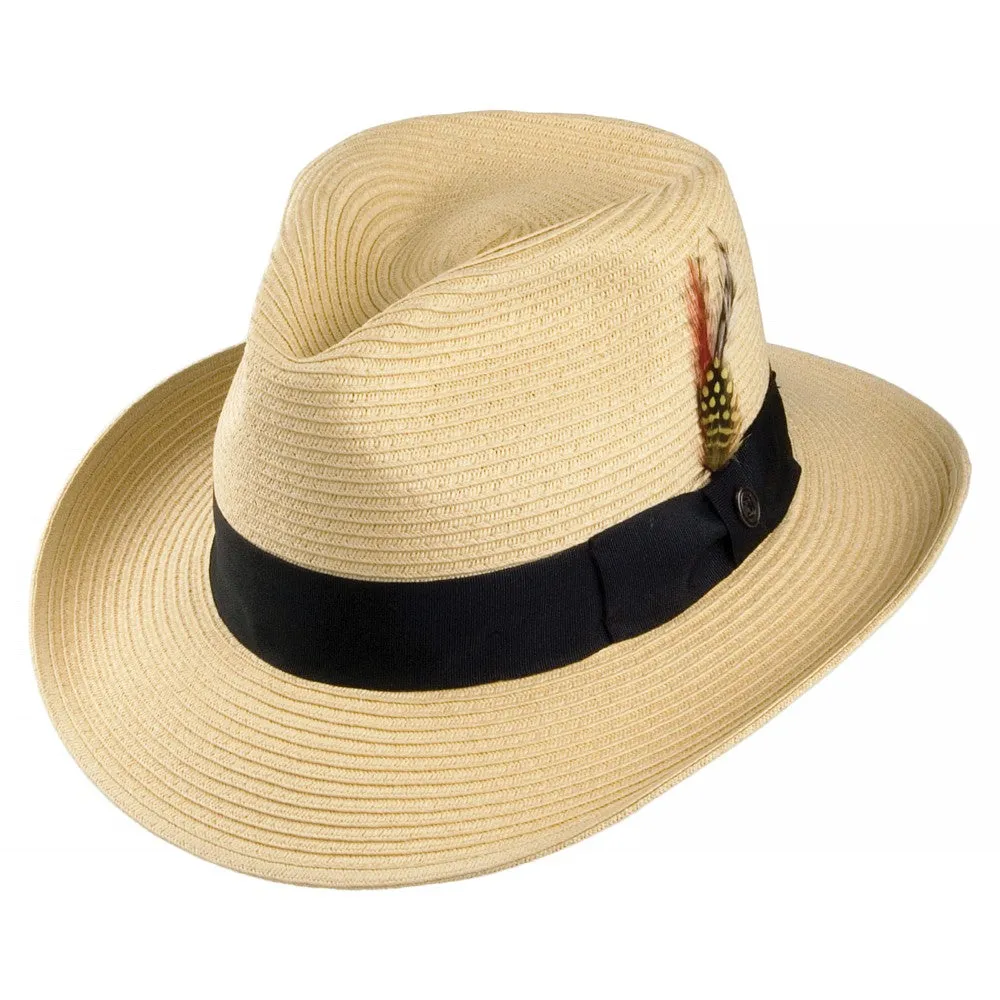 Summer C-Crown Fedora Natural Wholesale Pack