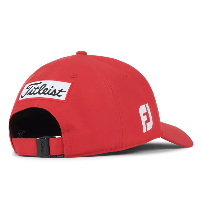 Titleist Tour Performance Adjustable Hat- Red/White