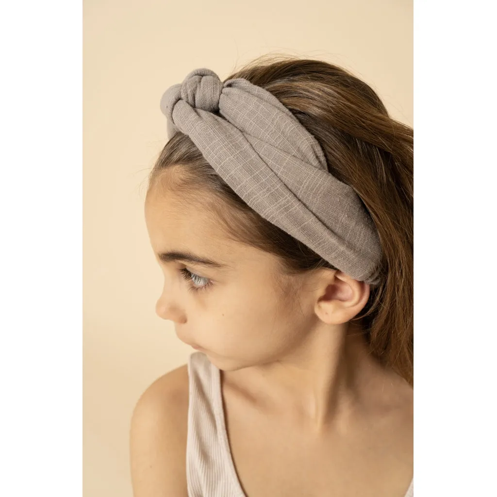 Top Knot | Headband - Fog