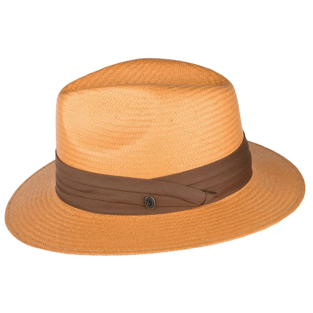 Toyo Safari Fedora with Brown Band - Tan