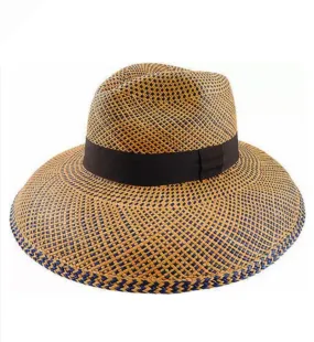 Two Tone Safari - Cuenca #3 - Wide 11cms Brim - Putty/Black