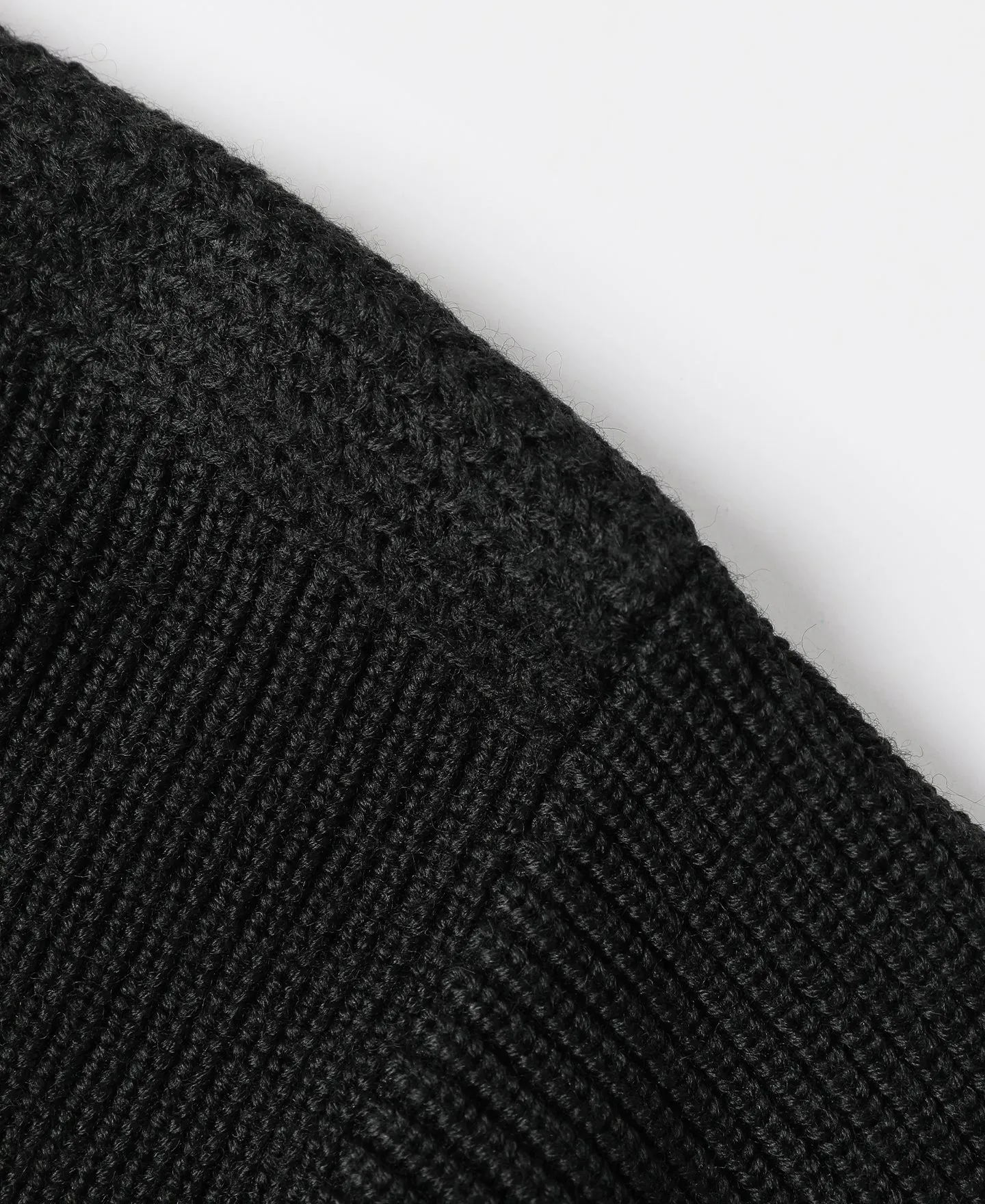 US Army High Neck Wool Sweater - Black