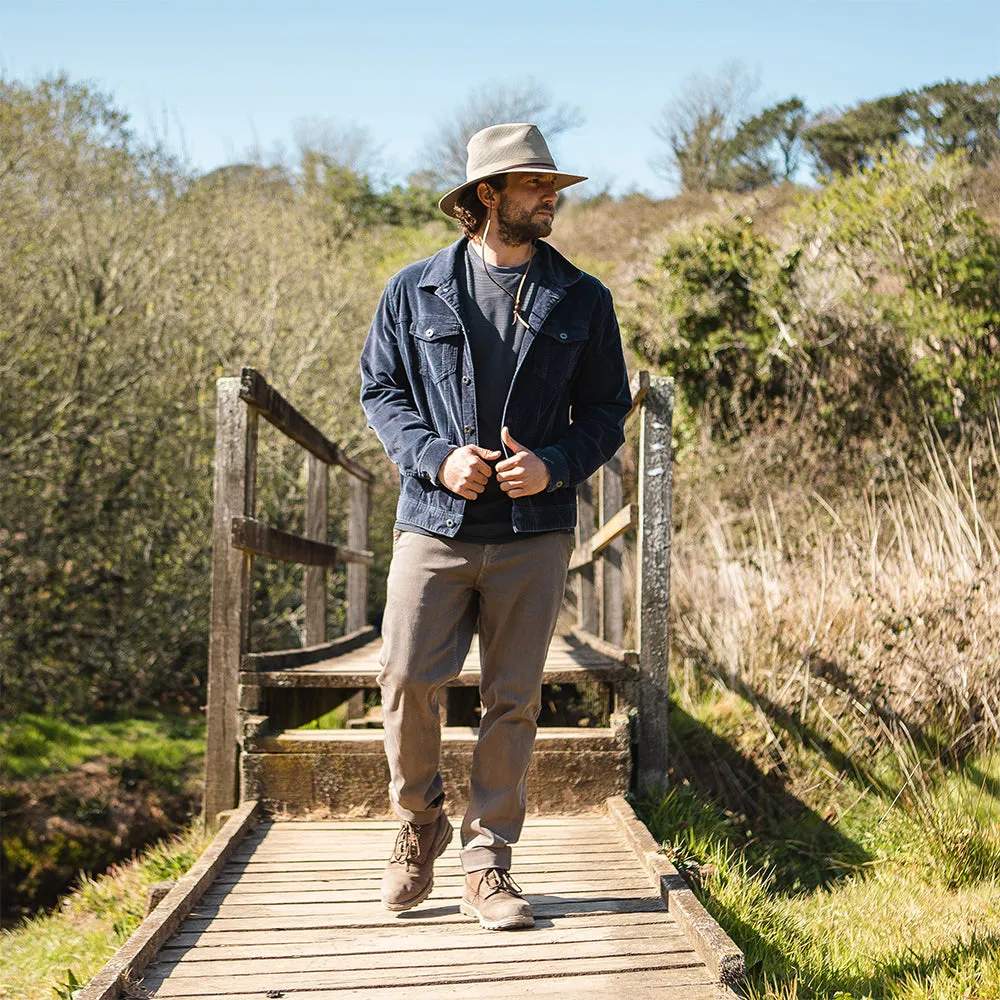 Vented Aussie Hat - Khaki