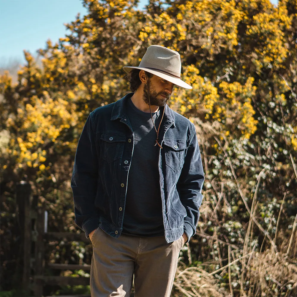 Vented Aussie Hat - Khaki