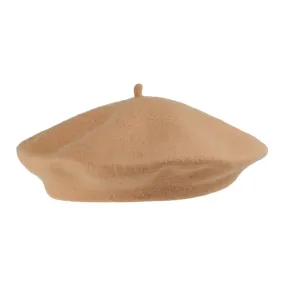 Wool Beret Camel Wholesale Pack