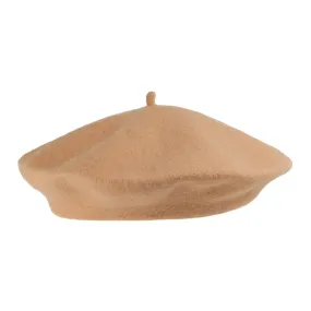 Wool Beret - Camel