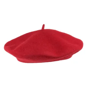 Wool Beret - Red