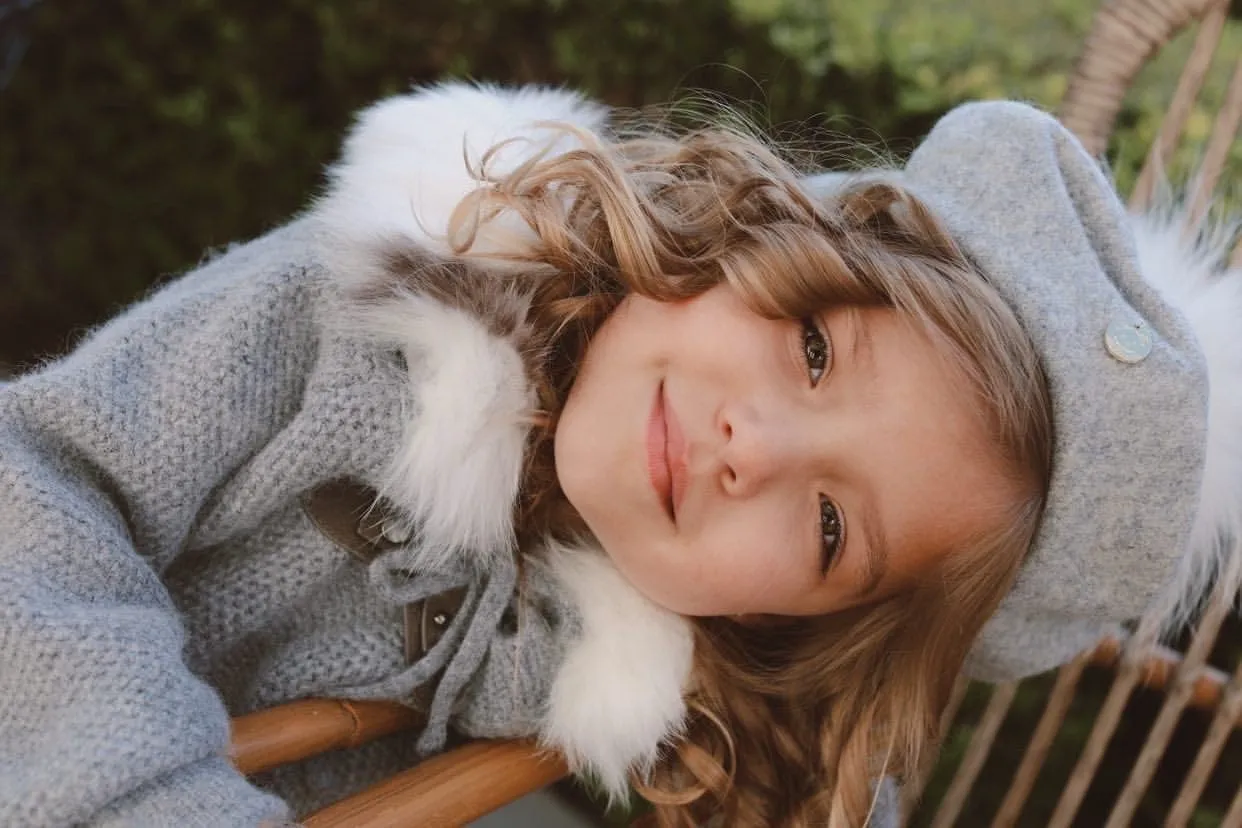 Wool Beret with Pom Pom